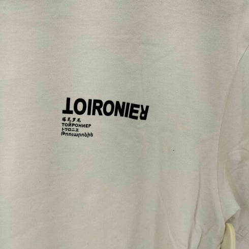 トワロニエ toironier ロゴプリントクルーネックS/S Tシャツ メンズ JPN:1